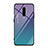 Silikon Schutzhülle Rahmen Tasche Hülle Spiegel Farbverlauf Regenbogen für OnePlus 7 Pro Plusfarbig