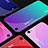Silikon Schutzhülle Rahmen Tasche Hülle Spiegel Farbverlauf Regenbogen für Oppo A3
