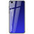 Silikon Schutzhülle Rahmen Tasche Hülle Spiegel Farbverlauf Regenbogen für Oppo A3 Blau