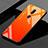 Silikon Schutzhülle Rahmen Tasche Hülle Spiegel Farbverlauf Regenbogen für Oppo A9 Orange