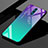 Silikon Schutzhülle Rahmen Tasche Hülle Spiegel Farbverlauf Regenbogen für Oppo Realme X Plusfarbig
