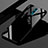 Silikon Schutzhülle Rahmen Tasche Hülle Spiegel Farbverlauf Regenbogen für Oppo Realme X Schwarz