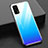 Silikon Schutzhülle Rahmen Tasche Hülle Spiegel Farbverlauf Regenbogen für Realme X7 5G