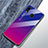 Silikon Schutzhülle Rahmen Tasche Hülle Spiegel Farbverlauf Regenbogen für Samsung Galaxy A40 Plusfarbig