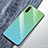 Silikon Schutzhülle Rahmen Tasche Hülle Spiegel Farbverlauf Regenbogen für Samsung Galaxy Note 10 5G Cyan