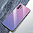 Silikon Schutzhülle Rahmen Tasche Hülle Spiegel Farbverlauf Regenbogen für Samsung Galaxy Note 10 Plus 5G Violett