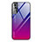 Silikon Schutzhülle Rahmen Tasche Hülle Spiegel Farbverlauf Regenbogen für Samsung Galaxy S22 5G Pink