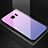 Silikon Schutzhülle Rahmen Tasche Hülle Spiegel Farbverlauf Regenbogen für Samsung Galaxy S7 Edge G935F Rosa