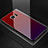 Silikon Schutzhülle Rahmen Tasche Hülle Spiegel Farbverlauf Regenbogen für Samsung Galaxy S7 Edge G935F Rot und Schwarz
