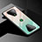 Silikon Schutzhülle Rahmen Tasche Hülle Spiegel Farbverlauf Regenbogen für Xiaomi Black Shark 3 Pro Grün
