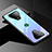 Silikon Schutzhülle Rahmen Tasche Hülle Spiegel Farbverlauf Regenbogen für Xiaomi Black Shark 3 Pro Hellblau