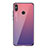 Silikon Schutzhülle Rahmen Tasche Hülle Spiegel Farbverlauf Regenbogen für Xiaomi Mi 8 SE Violett