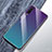 Silikon Schutzhülle Rahmen Tasche Hülle Spiegel Farbverlauf Regenbogen für Xiaomi Mi A3 Plusfarbig