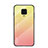 Silikon Schutzhülle Rahmen Tasche Hülle Spiegel Farbverlauf Regenbogen für Xiaomi Poco M2 Pro Gelb