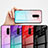 Silikon Schutzhülle Rahmen Tasche Hülle Spiegel Farbverlauf Regenbogen für Xiaomi Pocophone F1
