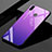 Silikon Schutzhülle Rahmen Tasche Hülle Spiegel Farbverlauf Regenbogen für Xiaomi Redmi 7 Violett