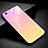 Silikon Schutzhülle Rahmen Tasche Hülle Spiegel Farbverlauf Regenbogen für Xiaomi Redmi Go Rosa