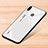Silikon Schutzhülle Rahmen Tasche Hülle Spiegel Farbverlauf Regenbogen für Xiaomi Redmi Note 7 Pro Weiß