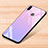 Silikon Schutzhülle Rahmen Tasche Hülle Spiegel Farbverlauf Regenbogen für Xiaomi Redmi Note 7 Rosa