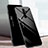 Silikon Schutzhülle Rahmen Tasche Hülle Spiegel Farbverlauf Regenbogen für Xiaomi Redmi Note 8 Pro Schwarz