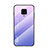 Silikon Schutzhülle Rahmen Tasche Hülle Spiegel Farbverlauf Regenbogen für Xiaomi Redmi Note 9S Violett