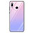 Silikon Schutzhülle Rahmen Tasche Hülle Spiegel Farbverlauf Regenbogen G01 für Huawei Honor Play Violett