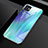 Silikon Schutzhülle Rahmen Tasche Hülle Spiegel Farbverlauf Regenbogen H01 für Apple iPhone 11