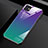 Silikon Schutzhülle Rahmen Tasche Hülle Spiegel Farbverlauf Regenbogen H01 für Apple iPhone 11 Plusfarbig