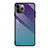 Silikon Schutzhülle Rahmen Tasche Hülle Spiegel Farbverlauf Regenbogen H01 für Apple iPhone 11 Pro