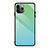 Silikon Schutzhülle Rahmen Tasche Hülle Spiegel Farbverlauf Regenbogen H01 für Apple iPhone 11 Pro Cyan