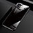 Silikon Schutzhülle Rahmen Tasche Hülle Spiegel Farbverlauf Regenbogen H01 für Apple iPhone 11 Schwarz