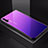 Silikon Schutzhülle Rahmen Tasche Hülle Spiegel Farbverlauf Regenbogen H01 für Huawei Honor 20S Violett
