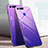 Silikon Schutzhülle Rahmen Tasche Hülle Spiegel Farbverlauf Regenbogen H01 für Huawei Honor V20