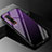 Silikon Schutzhülle Rahmen Tasche Hülle Spiegel Farbverlauf Regenbogen H01 für Oppo Find X2 Pro Violett