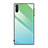 Silikon Schutzhülle Rahmen Tasche Hülle Spiegel Farbverlauf Regenbogen H01 für Samsung Galaxy Note 10 5G Grün
