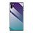 Silikon Schutzhülle Rahmen Tasche Hülle Spiegel Farbverlauf Regenbogen H01 für Samsung Galaxy Note 10 5G Plusfarbig