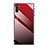 Silikon Schutzhülle Rahmen Tasche Hülle Spiegel Farbverlauf Regenbogen H01 für Samsung Galaxy Note 10 5G Rot