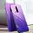 Silikon Schutzhülle Rahmen Tasche Hülle Spiegel Farbverlauf Regenbogen H01 für Xiaomi Mi 9T Violett