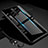 Silikon Schutzhülle Rahmen Tasche Hülle Spiegel Farbverlauf Regenbogen H01 für Xiaomi Redmi Note 8 Pro Schwarz