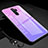 Silikon Schutzhülle Rahmen Tasche Hülle Spiegel Farbverlauf Regenbogen H01 für Xiaomi Redmi Note 8 Pro Violett