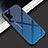 Silikon Schutzhülle Rahmen Tasche Hülle Spiegel Farbverlauf Regenbogen H02 für Huawei Honor V30 Pro 5G Blau