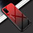 Silikon Schutzhülle Rahmen Tasche Hülle Spiegel Farbverlauf Regenbogen H02 für Huawei Honor V30 Pro 5G Rot
