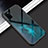 Silikon Schutzhülle Rahmen Tasche Hülle Spiegel Farbverlauf Regenbogen H02 für Huawei Honor View 30 5G Cyan