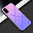 Silikon Schutzhülle Rahmen Tasche Hülle Spiegel Farbverlauf Regenbogen H02 für Huawei Honor View 30 5G Violett