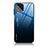 Silikon Schutzhülle Rahmen Tasche Hülle Spiegel Farbverlauf Regenbogen JD1 für Samsung Galaxy M53 5G Blau