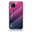 Silikon Schutzhülle Rahmen Tasche Hülle Spiegel Farbverlauf Regenbogen LS1 für Samsung Galaxy A42 5G Pink