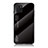 Silikon Schutzhülle Rahmen Tasche Hülle Spiegel Farbverlauf Regenbogen LS1 für Samsung Galaxy Note 10 Lite Schwarz