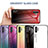 Silikon Schutzhülle Rahmen Tasche Hülle Spiegel Farbverlauf Regenbogen LS1 für Samsung Galaxy Note 10 Plus 5G
