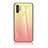 Silikon Schutzhülle Rahmen Tasche Hülle Spiegel Farbverlauf Regenbogen LS1 für Samsung Galaxy Note 10 Plus 5G Gelb