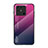 Silikon Schutzhülle Rahmen Tasche Hülle Spiegel Farbverlauf Regenbogen LS1 für Xiaomi Redmi 10C 4G Pink